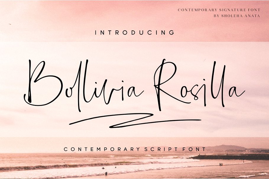 Bollivia Rosilla Font preview